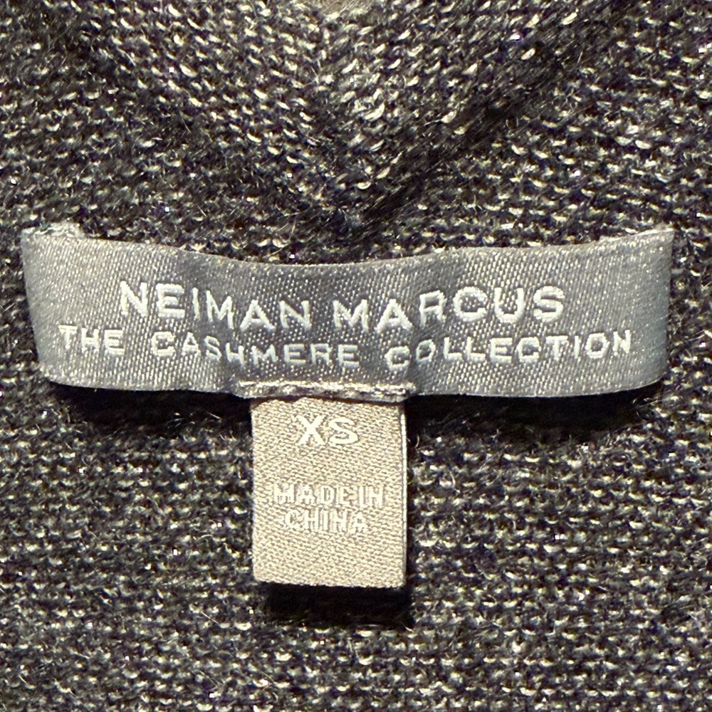 Neiman Marcus Metallic Knit Sweater